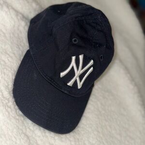 New Era Black Cap with White Logo